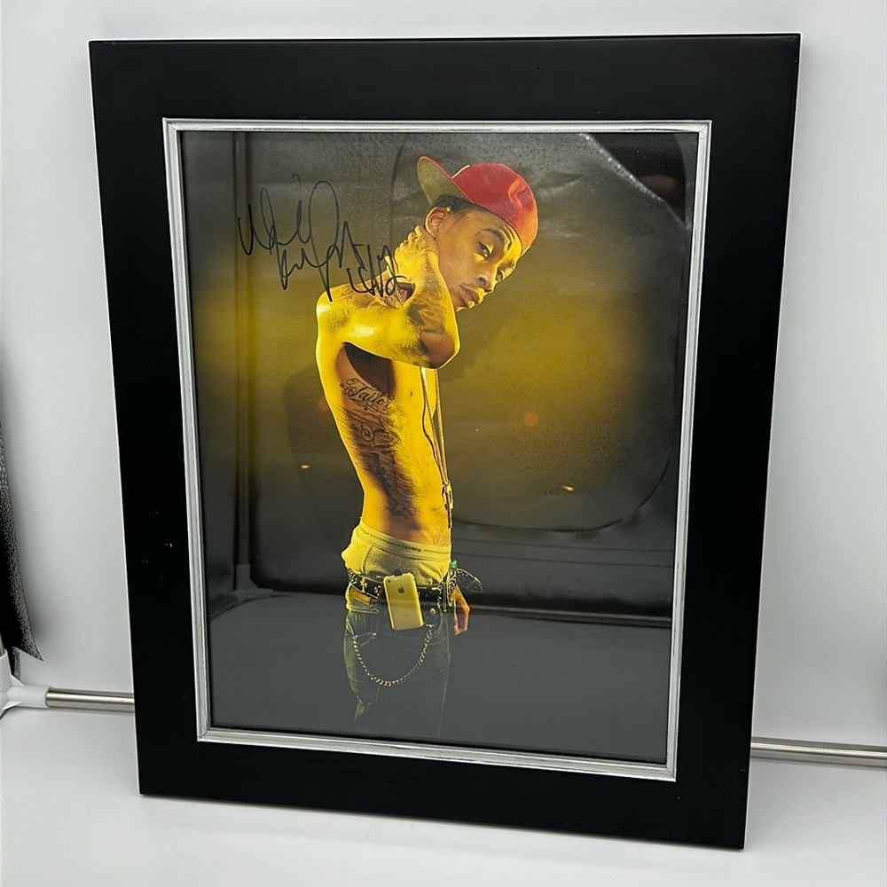 Wiz Khalifa Signed Framed Photo